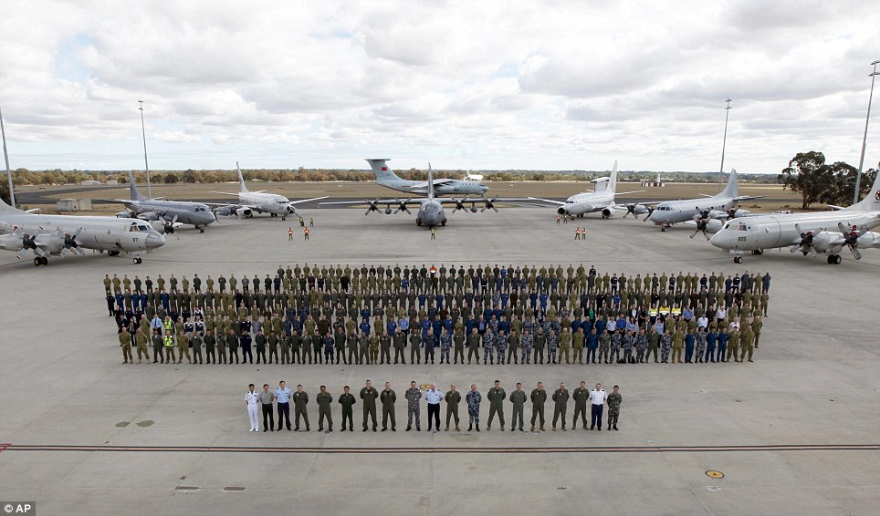 All together: Multinational air-crew and aircraft were involved in operation Southern Indian Ocean