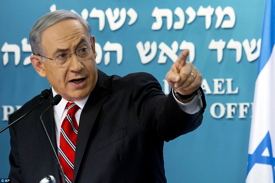 Disappointment: Israeli Prime Minister Benjamin Netanyahu faced calls to resign amid strong criticism in his countrys newspapers this morning over what was widely seen as a failure to destroy militant group Hamas. It was argued by Israels leading commentators that Netanyahu had made his country look weak