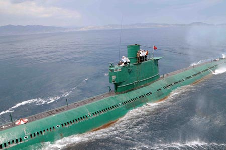 Triều Ti&ecirc;n bất ngờ l&agrave; quốc gia c&oacute; hạm đội t&agrave;u ngầm lớn nhất thế giới. Ảnh: KCNA