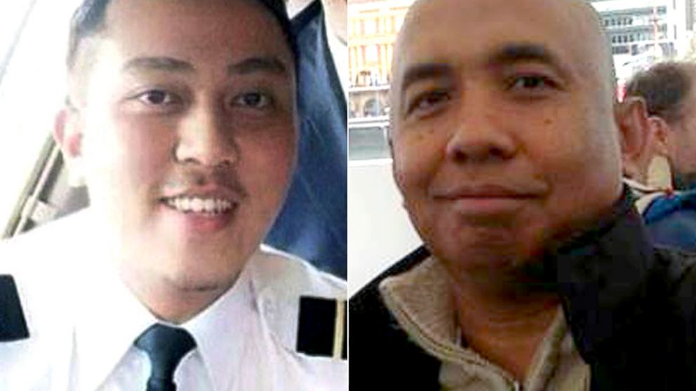 Cơ trưởng Zaharie Ahmad Shah (phải) và cơ phó Fariq Abdul Hamid. Ảnh: Facebook