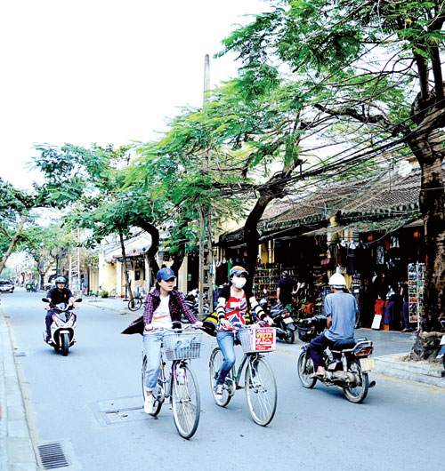 Đường Nguyễn Duy Hiệu, nơi trước đây có quán chè bà Chỉ. Ảnh: MINH HẢI