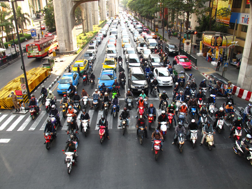 Đường phố Bangkok. Ảnh: myfashionepiphany.