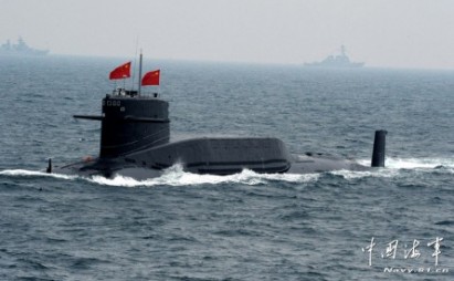 Tàu ngầm Trung Quốc. Ảnh: Navy.81.cn