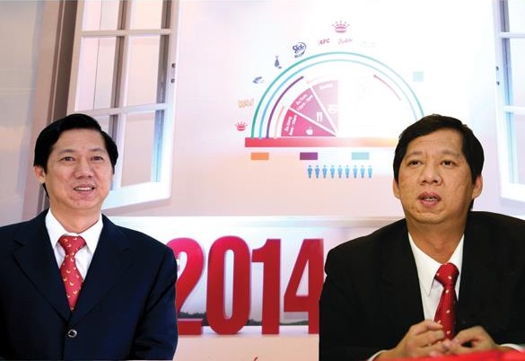 Cặp doanh nh&acirc;n Trần Kim Th&agrave;nh - Trần Lệ Nguy&ecirc;n