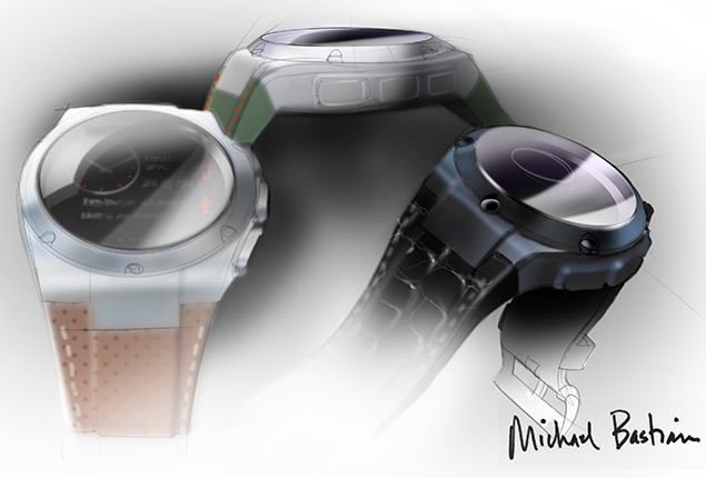 Bản thiết kế mẫu smartwatch đầu ti&ecirc;n của HP