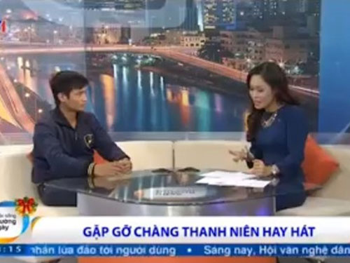 Nhân vật Lệ Rơi khiến công chúng ngỡ ngàng khi xuất hiện trong chương trình Cuộc sống thường ngày của kênh VTV1 - Đài Truyền hình Việt Nam. (Ảnh do chương trình cung cấp)