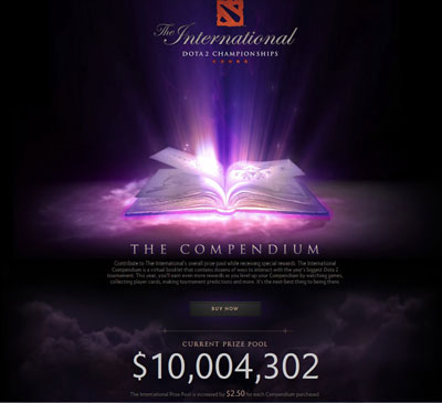 Dota 2 có giải thưởng 10 triệu USD
