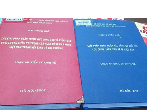 Quyết xử nạn “đạo” luận án