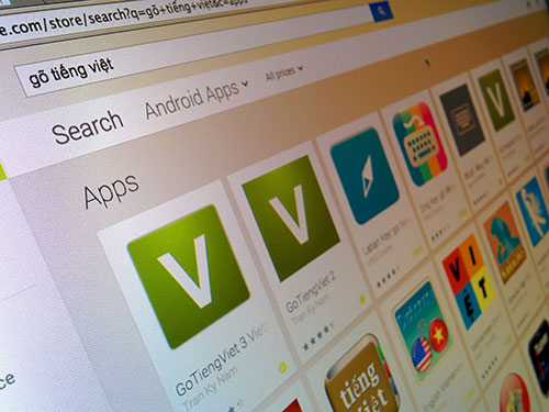 Tiện ích bàn phím nền Android