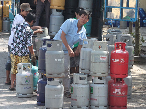Giá gas giảm 31.000-33.000 đồng/bình