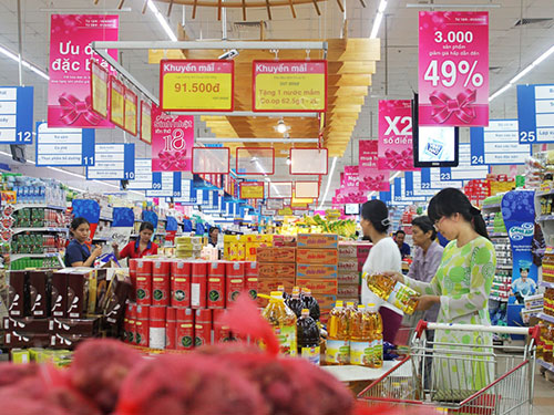 Siêu thị lớn giảm giá mạnh