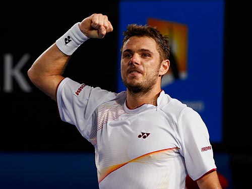 Cibulkova và Wawrinka sau chiến thắng ấn tượng tại bán kết Ảnh: REUTERS