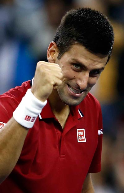 Djokovic có chiến thắng vất vả tối 9-10, vào tứ kết gặp Ferrer Ảnh: REUTERS