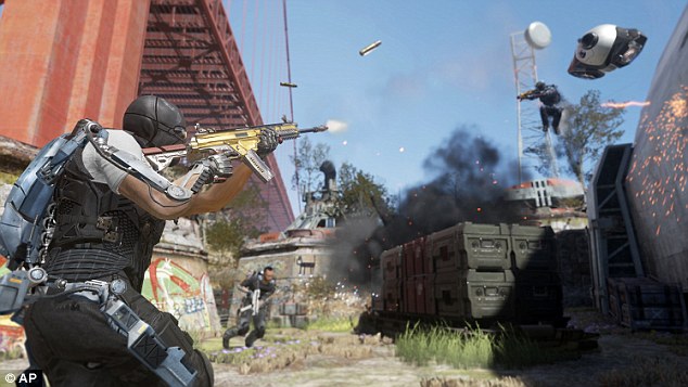 H&igrave;nh ảnh từ game bạo lực m&agrave; con anh Helgegren đ&ograve;i mua. Ảnh: Daily Mail