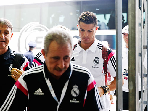 Ronaldo sẽ có cơ hội thi đấu khi Real Madrid gặp M.U rạng sáng 3-8 Ảnh: REUTERS