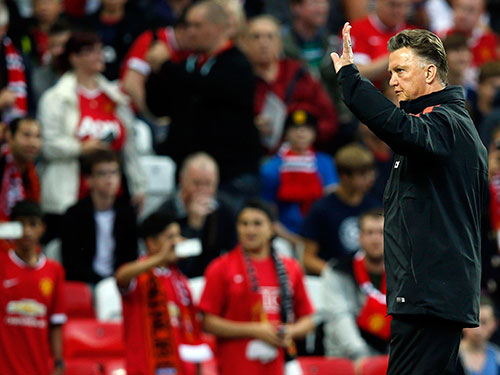 Xem Van Gaal trổ tài