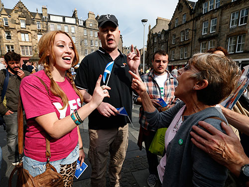 Scotland quyết tách khỏi Vương quốc Anh