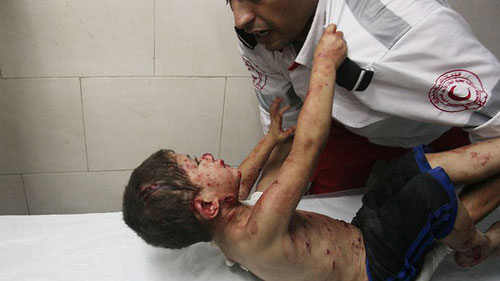 Nỗi đau của trẻ em ở Gaza