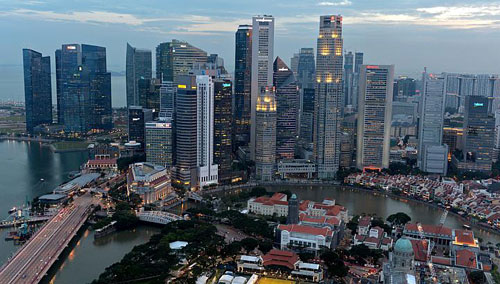 M&ocirc;i trường kinh doanh của Singapore được đ&aacute;nh gi&aacute; cao Ảnh: THE STRAITS TIMES