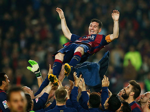 Nụ cười trở lại với Messi