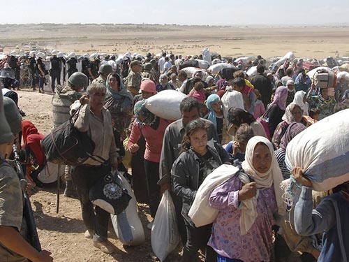 Người Kurd ở Syria chạy trốn IS