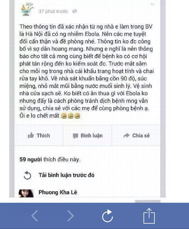 Nội dung tin đồn