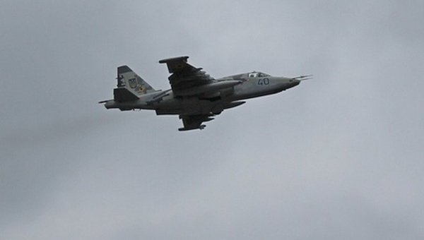 M&aacute;y bay chiến đấu Su-25. Ảnh: RIA Novosti