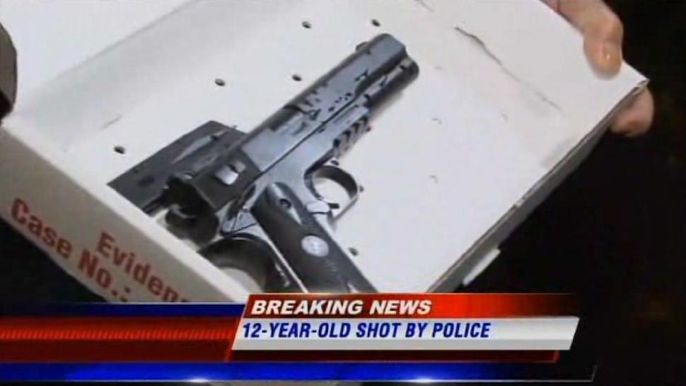 Khẩu súng mà Tamir Rice sử dụng. Ảnh: WOIO