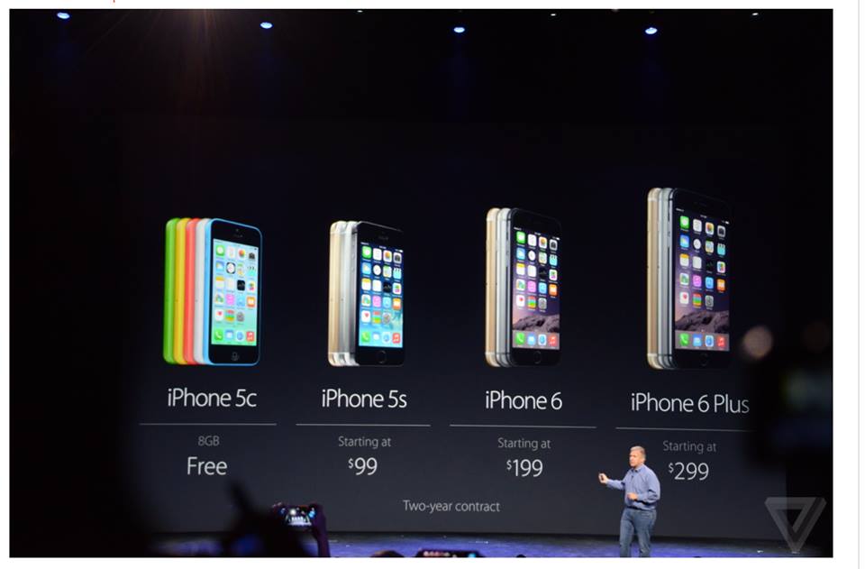 Gi&aacute; iPhone 6 v&agrave; iPhone 6 Plus phi&ecirc;n bản thấp nhất k&egrave;m hợp đồng.