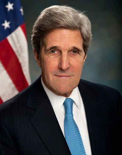 Ngoại trưởng Mỹ John Kerry h&ocirc;m 21-9 gặp gỡ người đồng cấp Iran Mohammad Javad Zarif tại New York để thảo luận về mối đe dọa của IS. Ảnh: Telegraph
