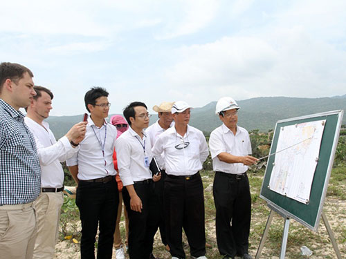 Khảo sát vùng xây dựng nhà máy điện hạt nhân tại Ninh Thuận