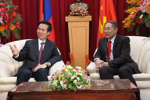 Quan hệ Việt - Lào ngày càng bền vững