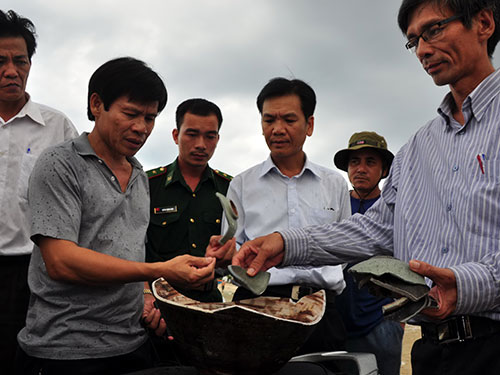Quảng Ngãi: Nghi có thêm một xác tàu cổ