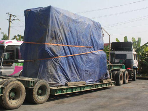Xe chở biến áp khủng bị Thanh tra Giao thông Nghệ An bắt giữ