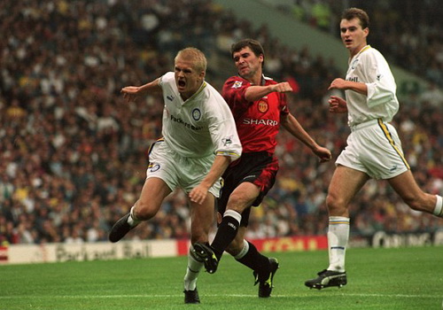 Keane từng đốn ngã Alfie Haaland năm 1997