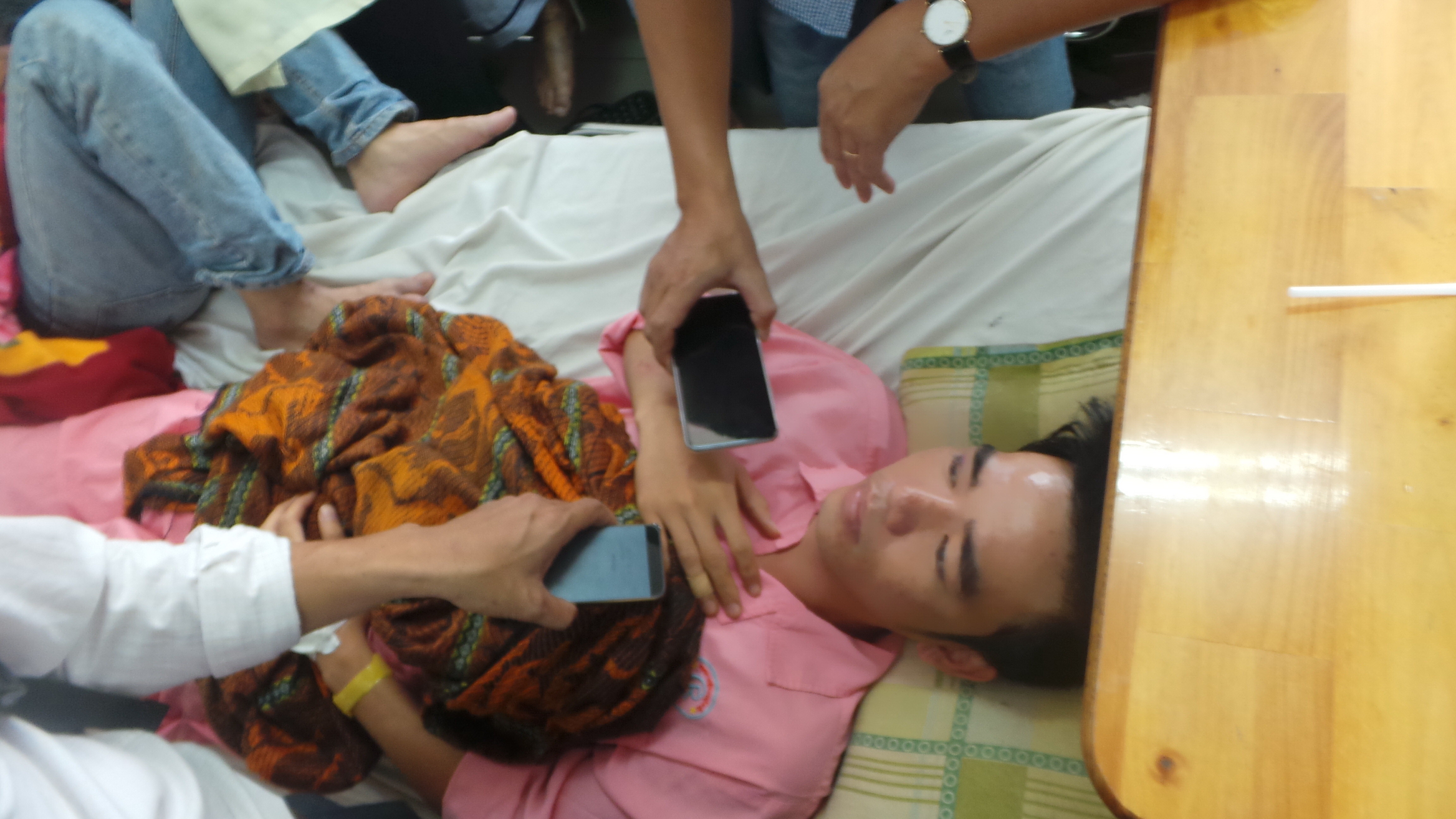 Nạn nhân vừa trải qua một sự cố đáng nhớ trong cuộc đời