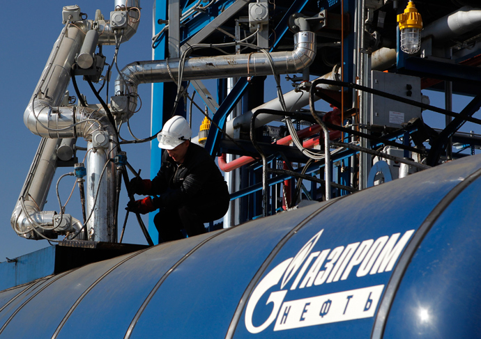 Gazprom xuất khẩu khí đốt cho Đức tăng 21%, cho Ý tăng 68% và cho Anh tăng 54% trong năm 2013. Ảnh: Reuters