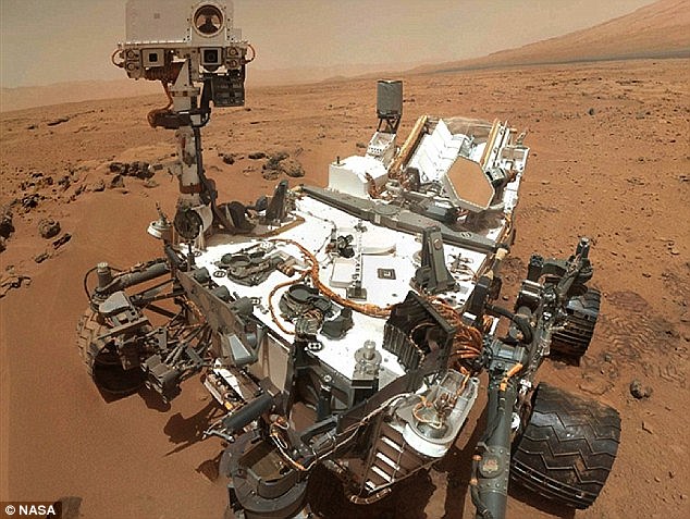 Tàu thăm dò tự hành trên sao Hỏa Curiosity. Ảnh: NASA
