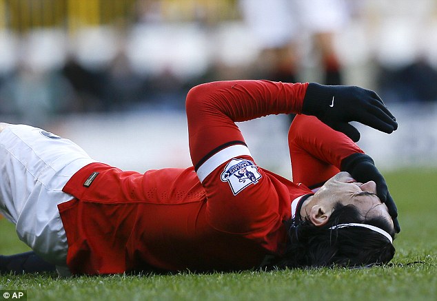 Tiền đạo Falcao trận trước chơi hay bao nhiều th&igrave; trận n&agrave;y lại g&acirc;y thất vọng bấy nhi&ecirc;u