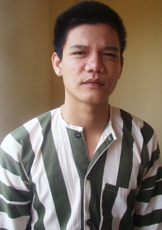 Các bị cáo (từ trên xuống): Sang, An, Chiến.