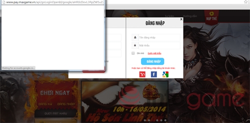 Hình thức thanh toán của các game này đều qua 1 cổng thanh toán riêng của nhà phát hành Maxgame