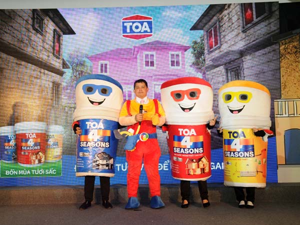 Sơn TOA 4 Seasons ra mắt nhận diện mới