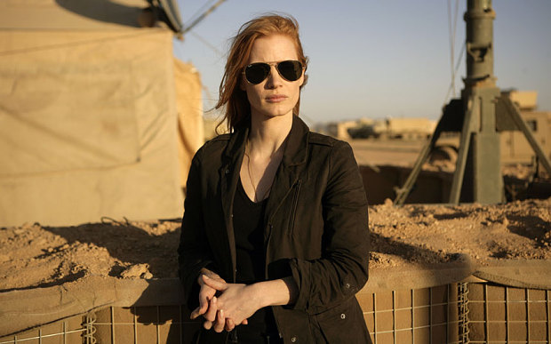 Diễn viên Jessica Chastain thủ vai Maya trong bộ phim Zero Dark Thirty. Ảnh: Universal