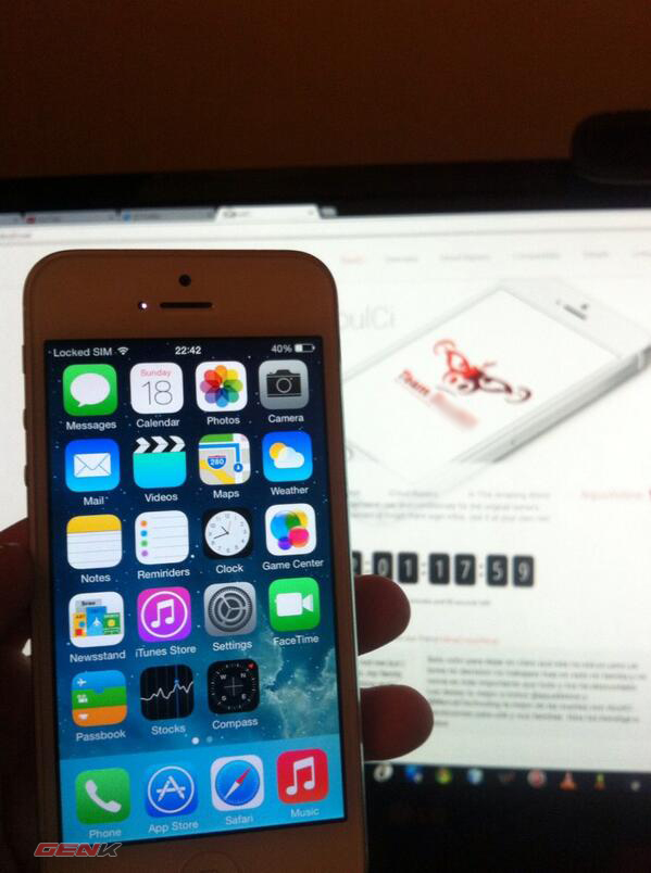 Một chiếc iPhone được mở kh&oacute;a iCloud theo c&aacute;ch tr&ecirc;n, tuy nhi&ecirc;n m&aacute;y kh&ocirc;ng nhận được sim.