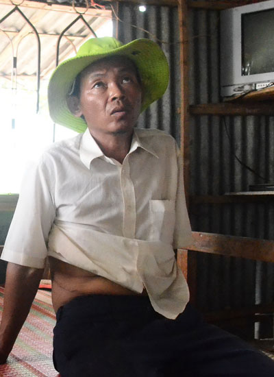 &Ocirc;ng Hồ Văn Tranh từng đi b&aacute;n thận để nhận 120 triệu đồng Ảnh: NHẬT THANH