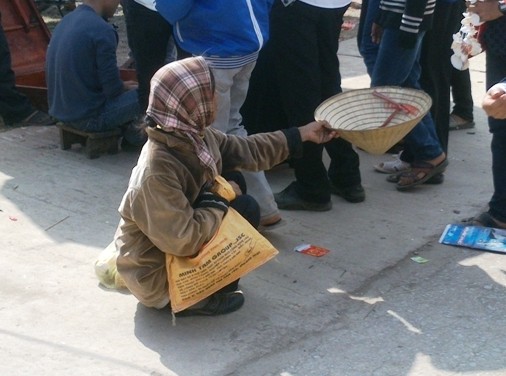 Ăn xin khắp nơi