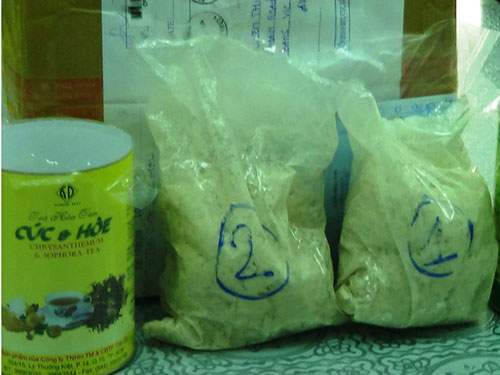 Ma túy ngụy trang trong hộp trà