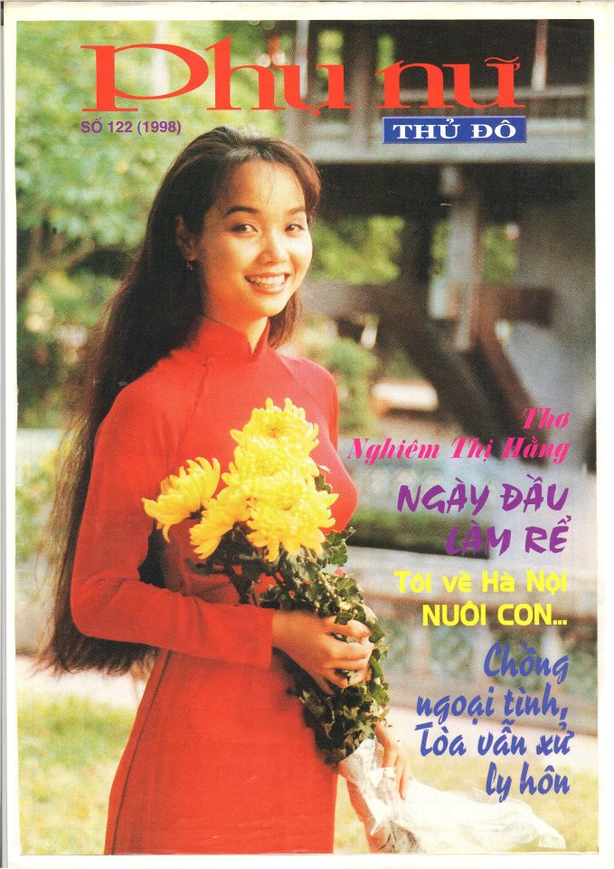 Hình ảnh Mai Thu Huyền thuở còn dịu dàng với tóc dài