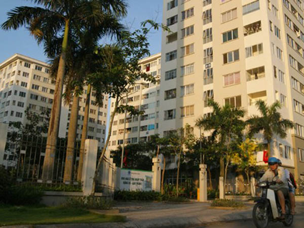 Dự &aacute;n nh&agrave; thu nhập thấp Đặng X&aacute;, Gia L&acirc;m, H&agrave; Nội. Ảnh: L.H.V.