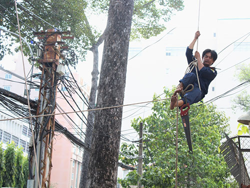 Công nhân quá nhọc nhằn